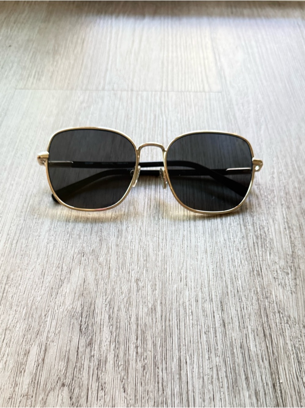 quay australia uptown gold oversized round glam retro sunglasses eyewear NEW